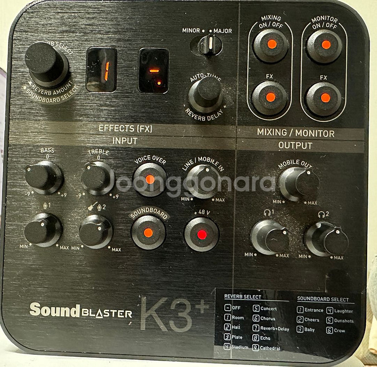 사운드블라스터 K3+ 오디오 믹서--3