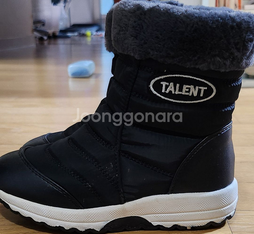 TALENT키즈 패딩 털 부츠--1
