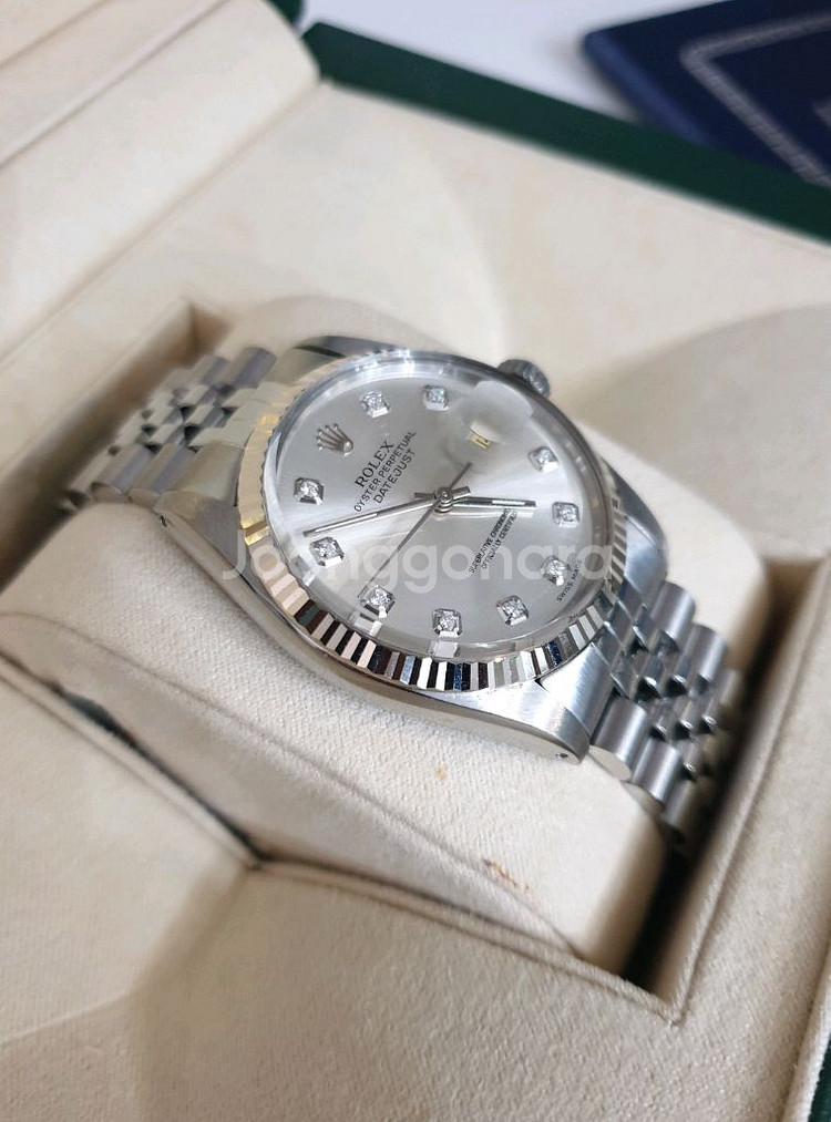 롤렉스 정품 데이저스트 16014 실버 텐포인트--5