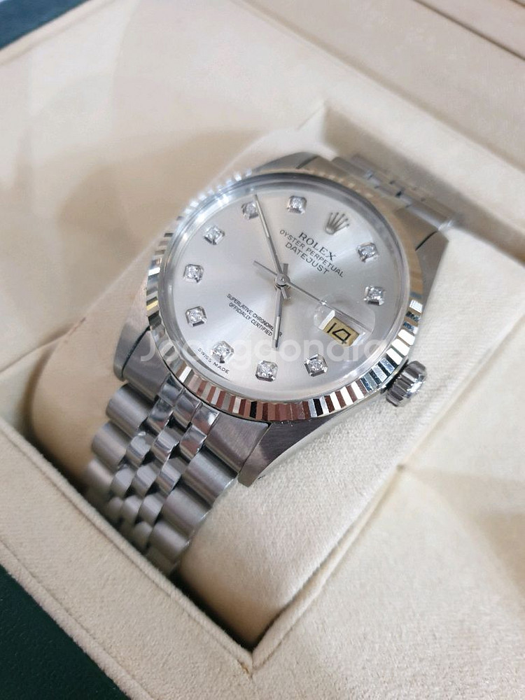롤렉스 정품 데이저스트 16014 실버 텐포인트--2