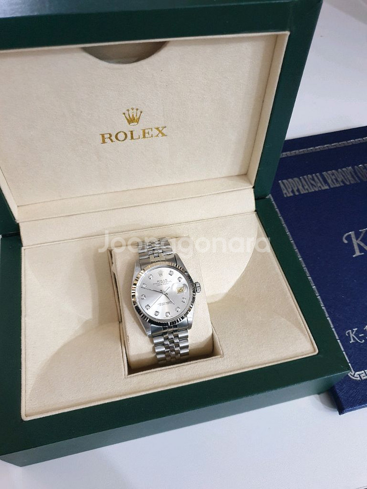 롤렉스 정품 데이저스트 16014 실버 텐포인트--1