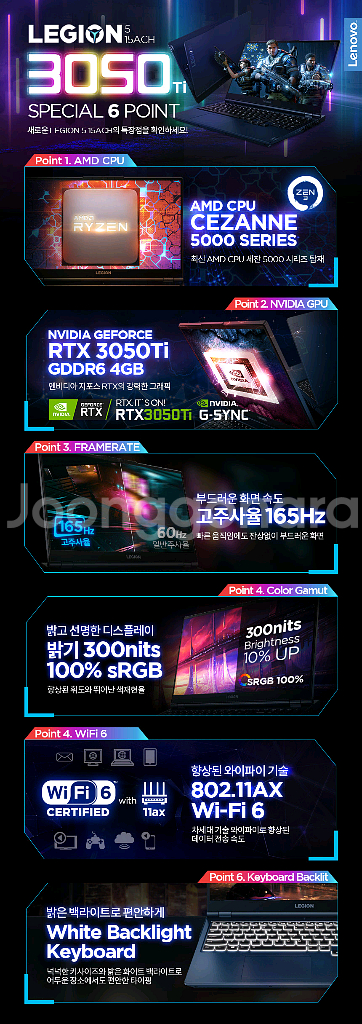 레노버노트북 LEGION5 15ACH R5--2