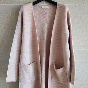 니트 롱가디건 ㅡ프리