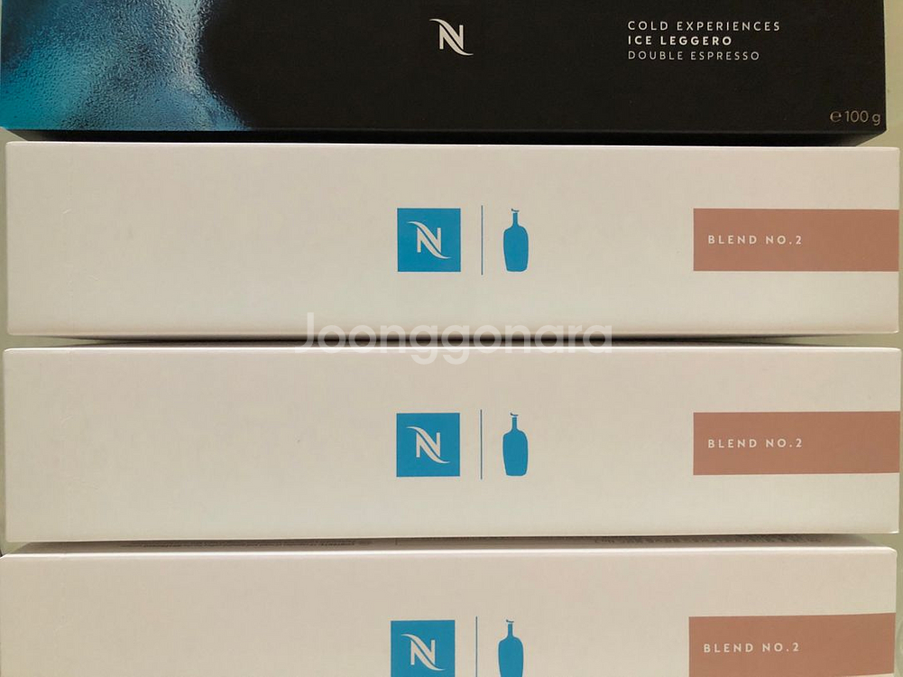 네스프레소 버츄오 블루보틀 넘버2 3줄 아이스레제로1줄--0