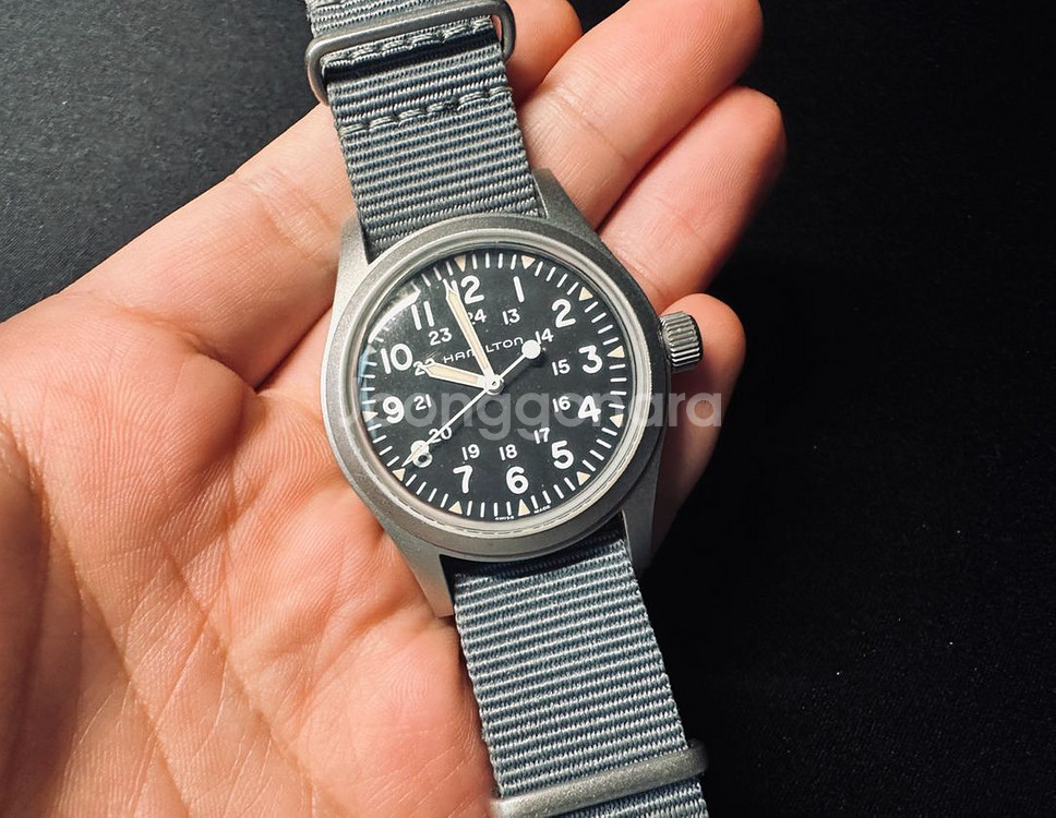 해밀턴 카키필드 메카니컬 38mm 운모 글라스 시계판매--0