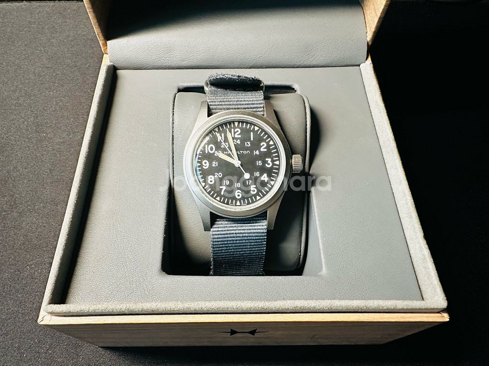 해밀턴 카키필드 메카니컬 38mm 운모 글라스 시계판매--3