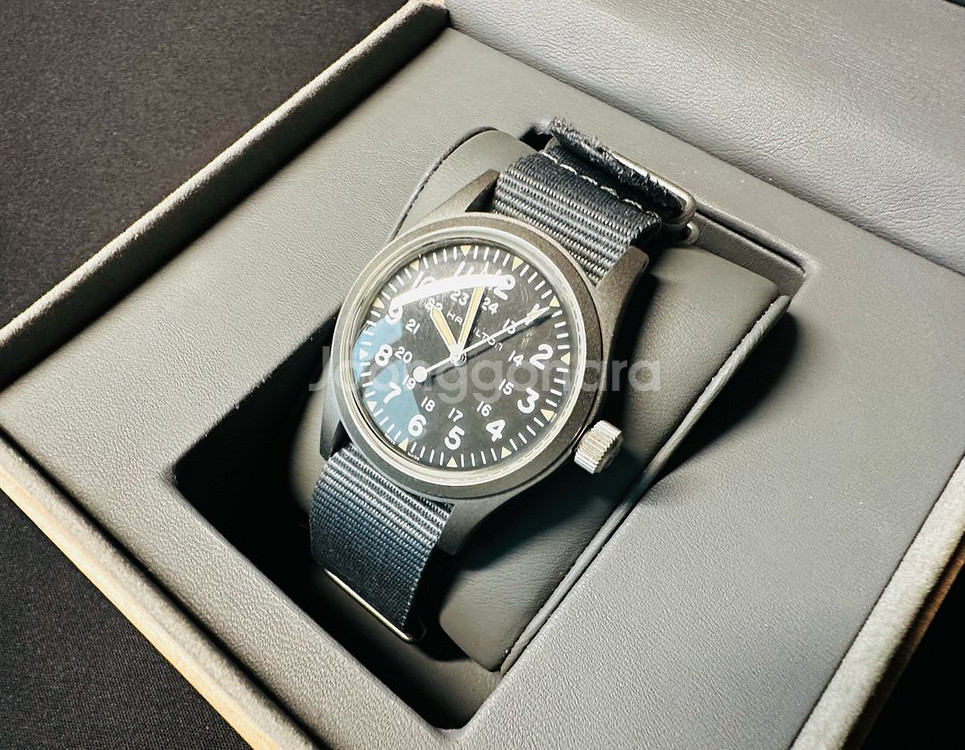 해밀턴 카키필드 메카니컬 38mm 운모 글라스 시계판매--4