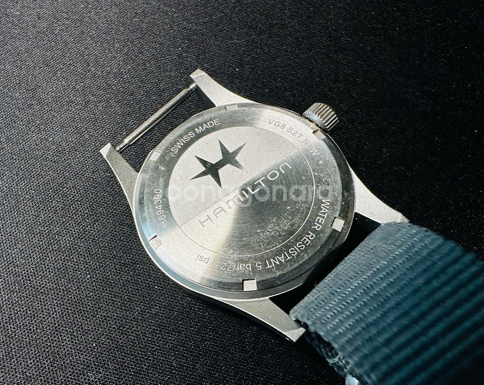 해밀턴 카키필드 메카니컬 38mm 운모 글라스 시계판매--6