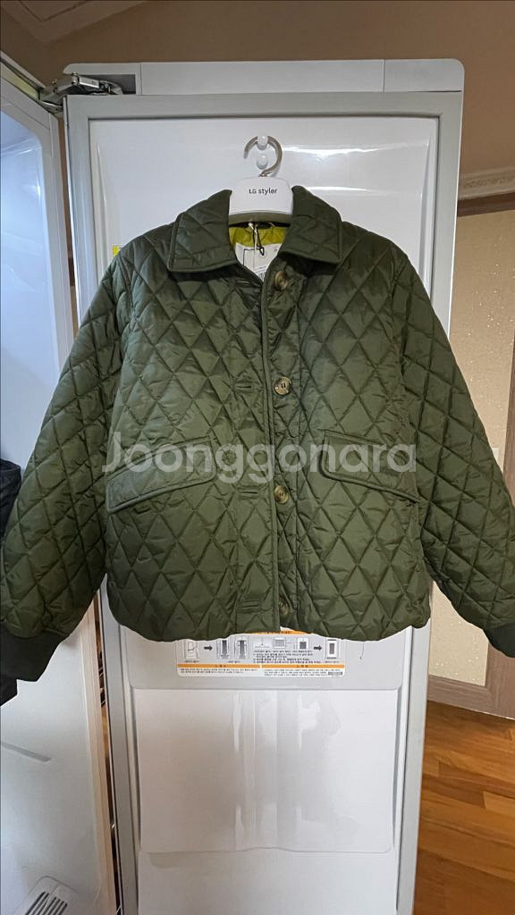 바버x알렉사 콜라보 한정판 제이미 퀄팅 새제품--5