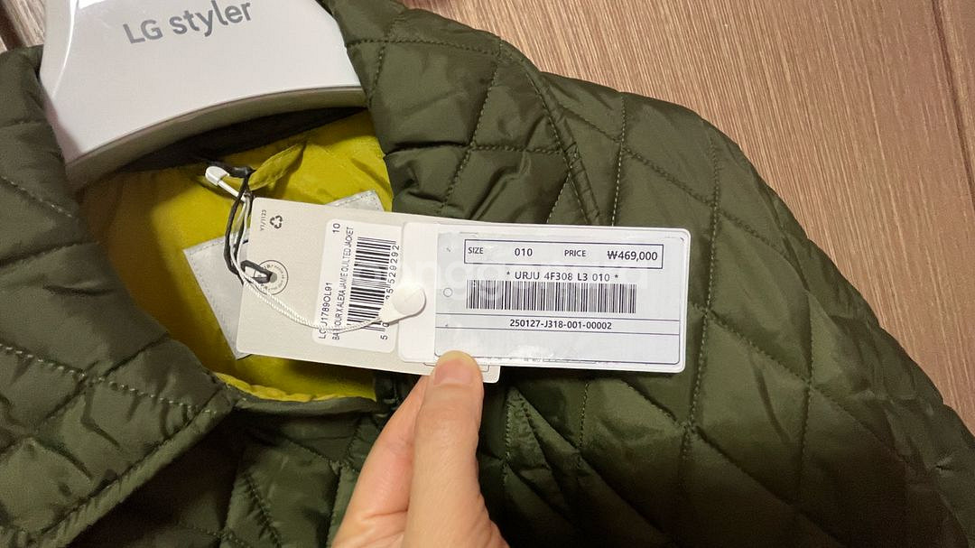 바버x알렉사 콜라보 한정판 제이미 퀄팅 새제품--3