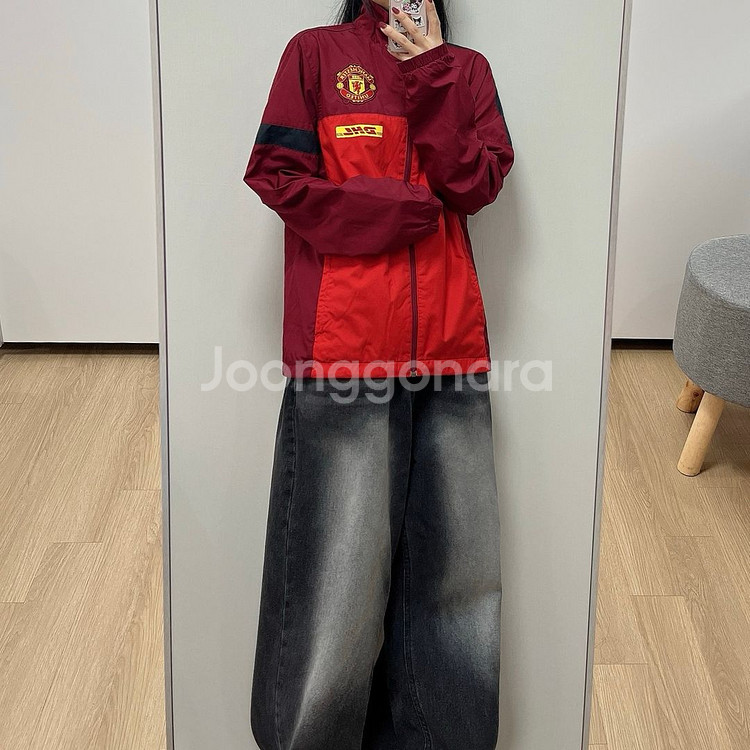 나이키 맨체스터 유나이티드 DHL 바람막이 자켓--0