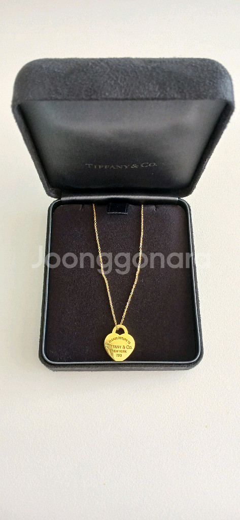 티파니 리턴투 하트태그 18k 목걸이--2