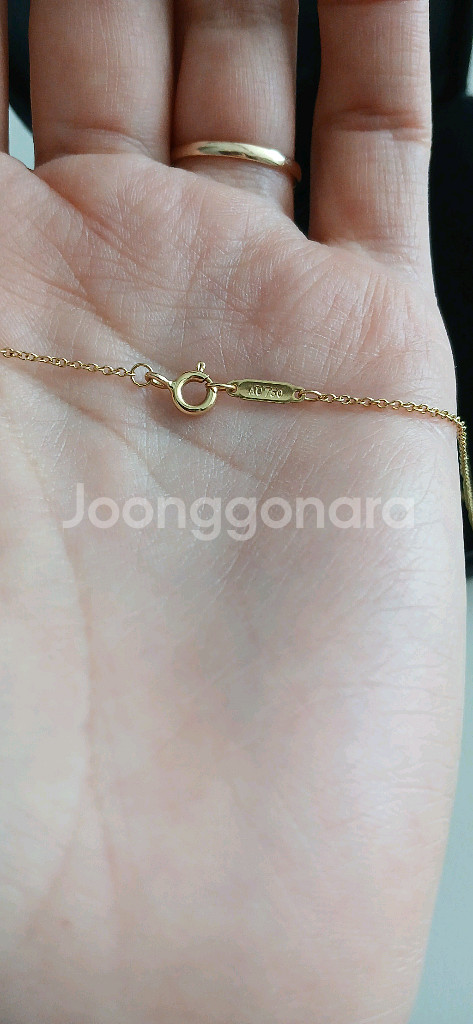 티파니 리턴투 하트태그 18k 목걸이--4