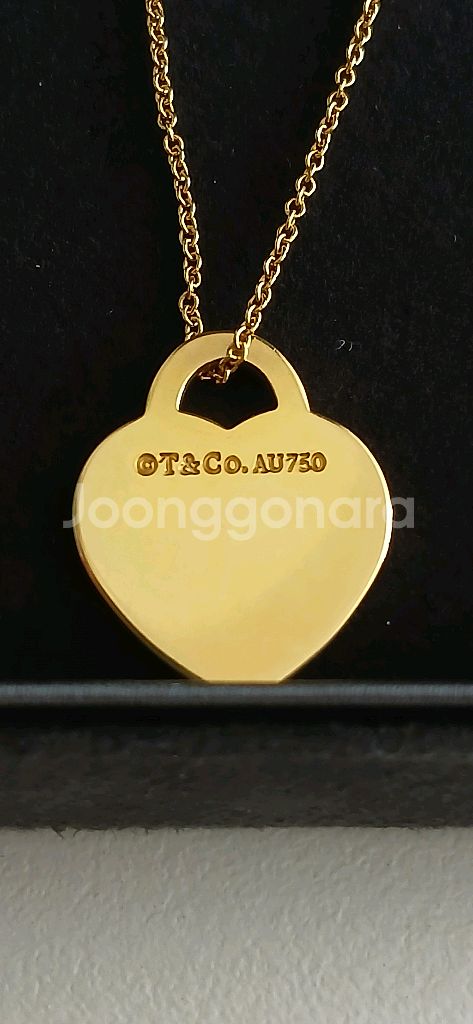 티파니 리턴투 하트태그 18k 목걸이--8