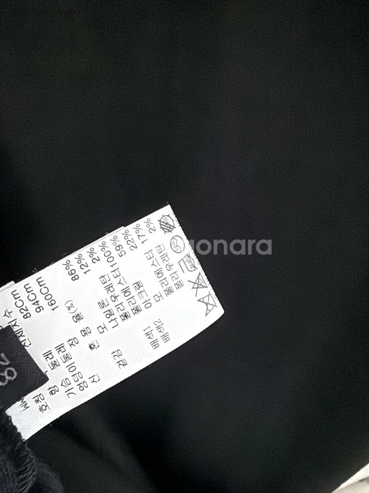 한섬(새) 랑방 프릴 슬리브 벨티드 원피스 타임 마인--6