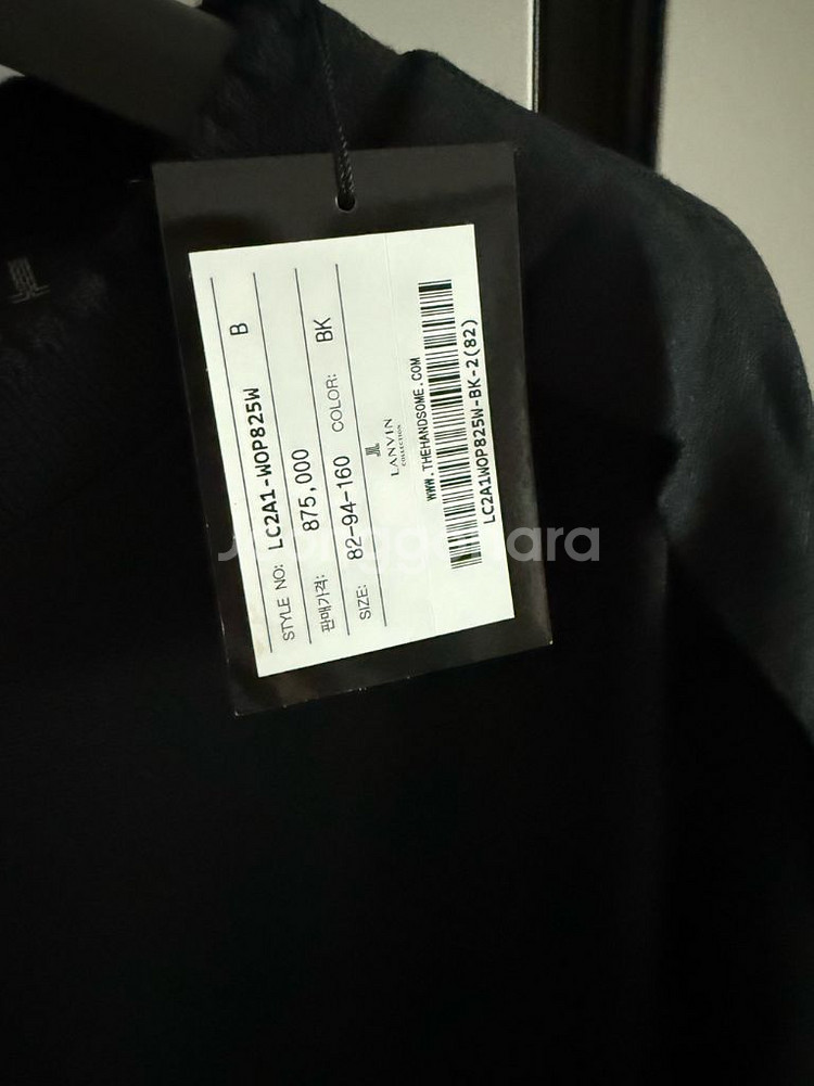 한섬(새) 랑방 프릴 슬리브 벨티드 원피스 타임 마인--4