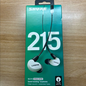 슈어 se215 스페셜 에디션 화이트 새상품