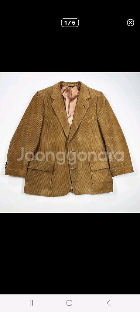 made in Poland 코듀로이 자켓--0