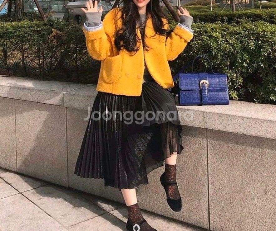 럭키슈에뜨 뽀글이 자켓--3