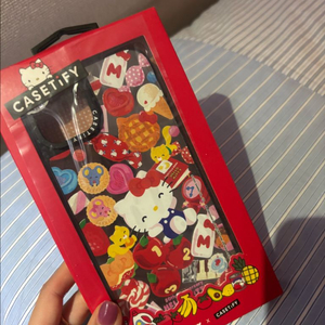 아이폰15 플러스 케이스티파이 키티 케이스 (새상품)