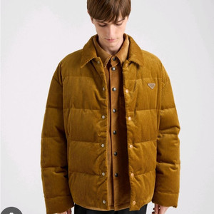 프라다 코듀로이 패딩