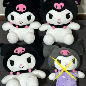 산리오 쿠로미 인형 3종 세트 새상품