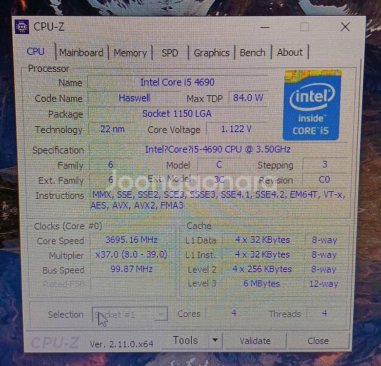 인텔 cpu i5 4690--1