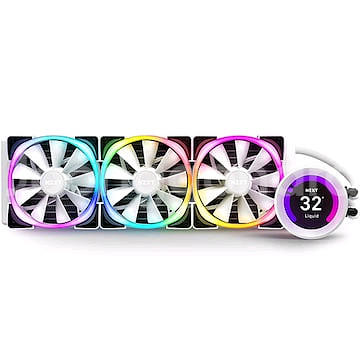 nzxt 크라켄 z73 매트 화이트 풀박스--0