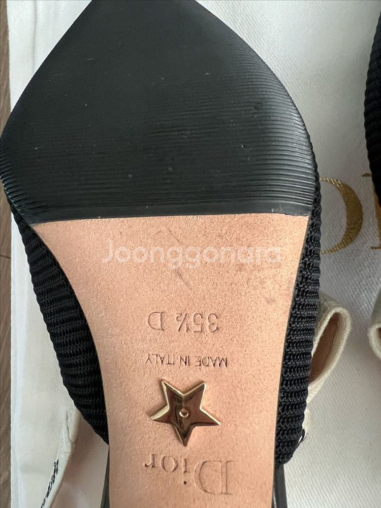 디올 슬링백 펌프스 슈즈--5