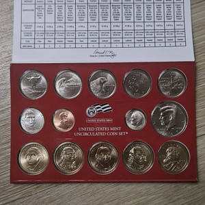 2007년 미국주화 14종 민트세트