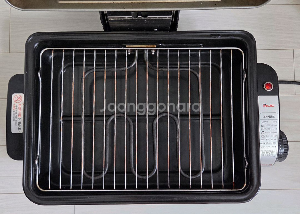 엔유씨 양면 전기그릴--3