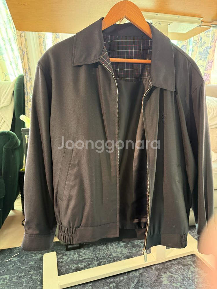 입생로랑 울 블루종 자켓 100 상태최상--0