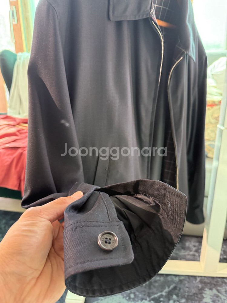 입생로랑 울 블루종 자켓 100 상태최상--7