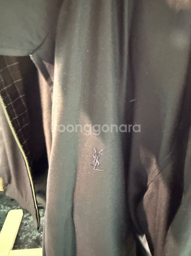 입생로랑 울 블루종 자켓 100 상태최상--8