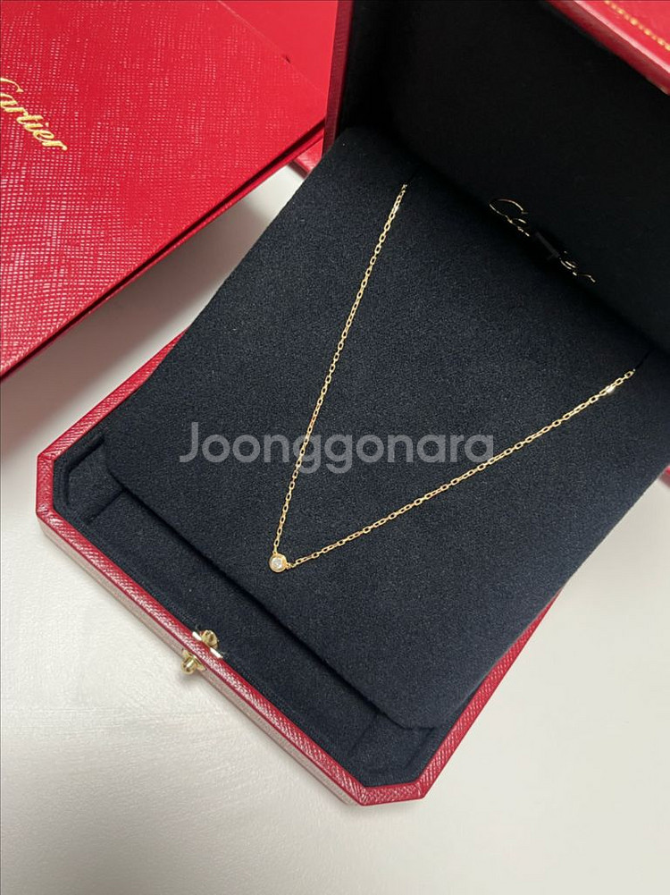 까르띠에 다무르 목걸이--3