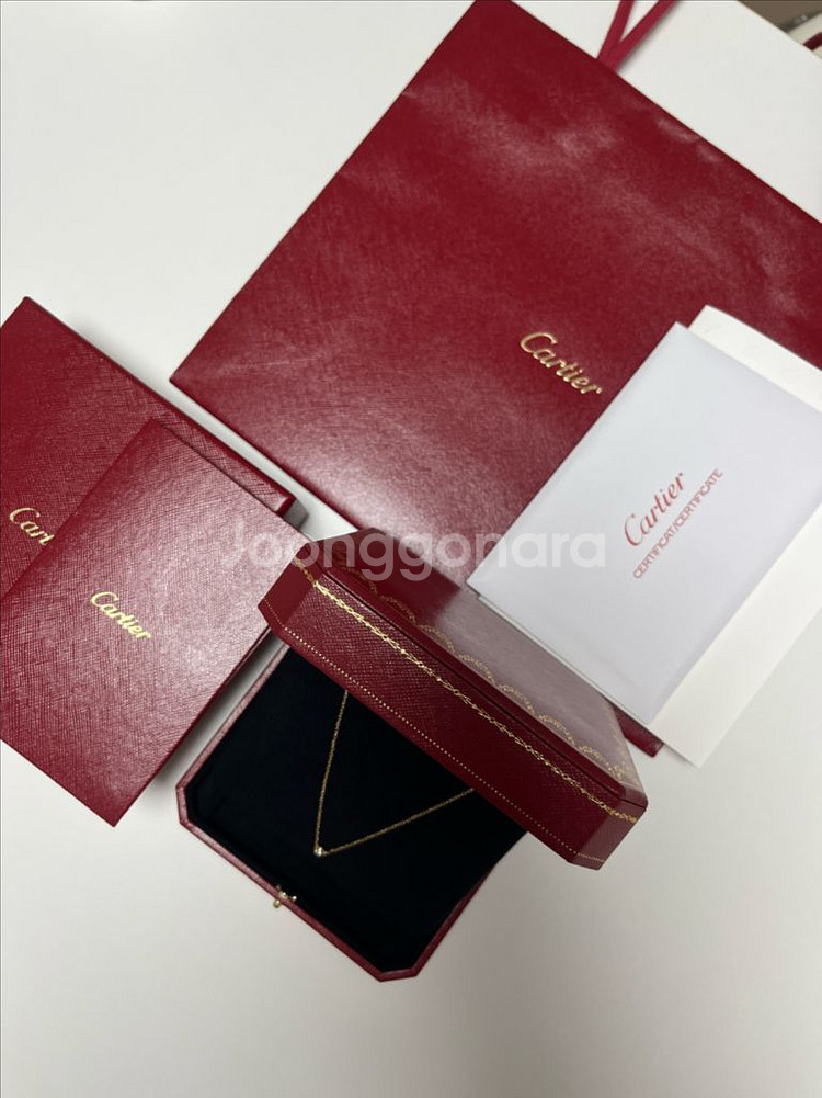 까르띠에 다무르 목걸이--1