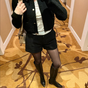 헤이에스 부클 가디건