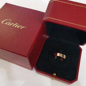 까르띠에 러브링 클래식 정품 핑크골드 러브반지