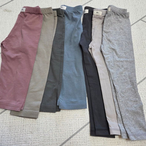 아베끄몽 무지 레깅스 7벌 m 사이즈