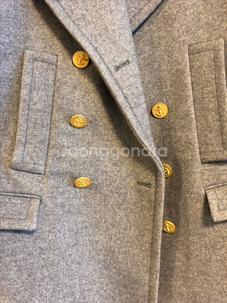 발렌티노 더블 그레이 코트--3