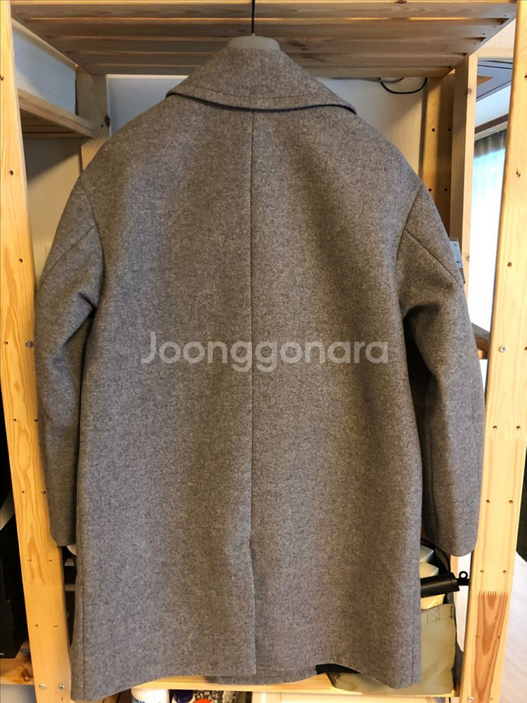 발렌티노 더블 그레이 코트--1