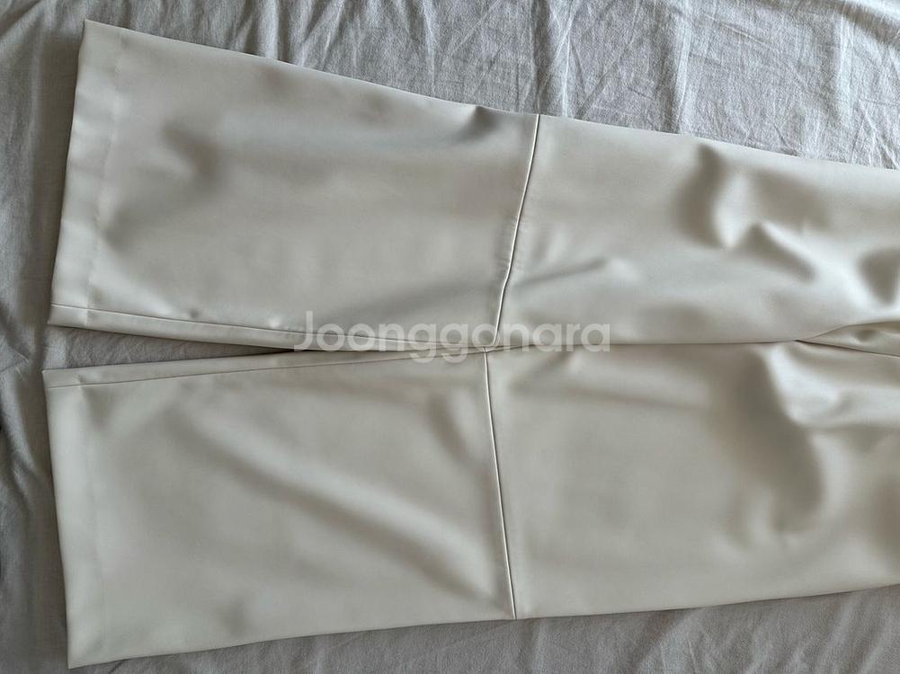 라온 켈리 레더 팬츠 크림 새상품 raon--6