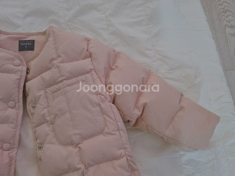 슈슈앤크라 롱패딩 3y--2