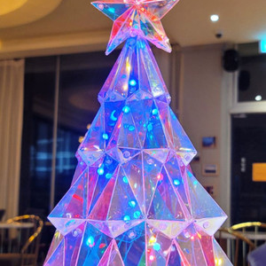 오로라 크리스마스 미니 트리