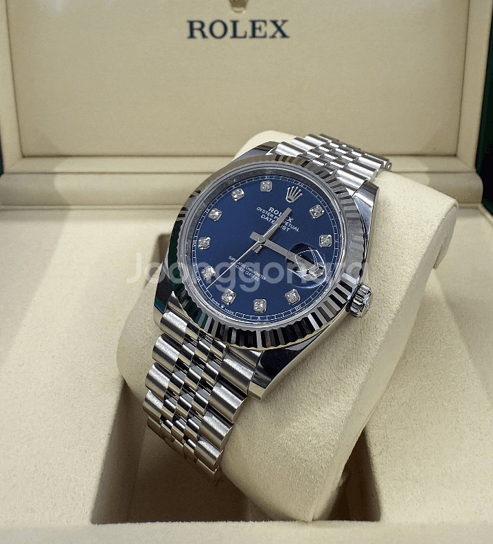 롤렉스 데이저스트 41mm 청판 스틸 10p 텐포다이아--0