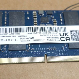 노트북 램 DDR5-5600 (24GB) 팝니다.