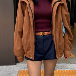 에코 스웨이드 자켓 스웨이드블루종