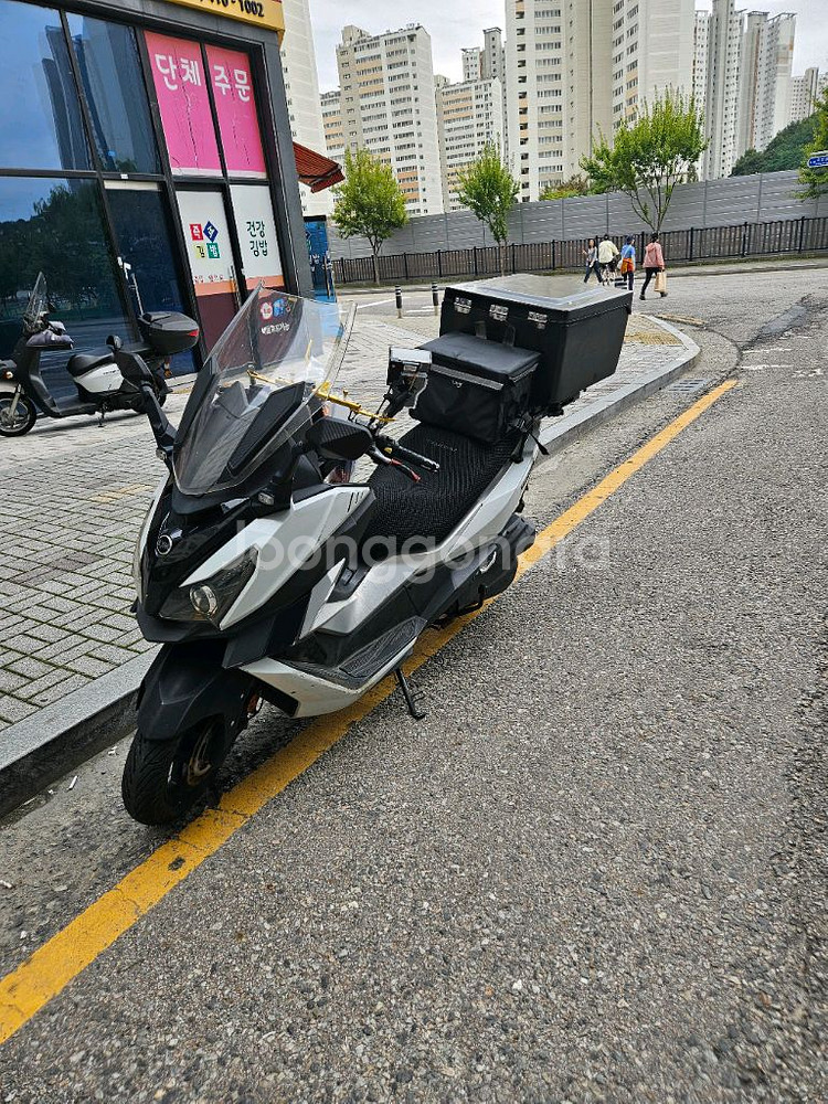 sym 크루심125 ABS오토바이 팝니다 배달세팅!~--2