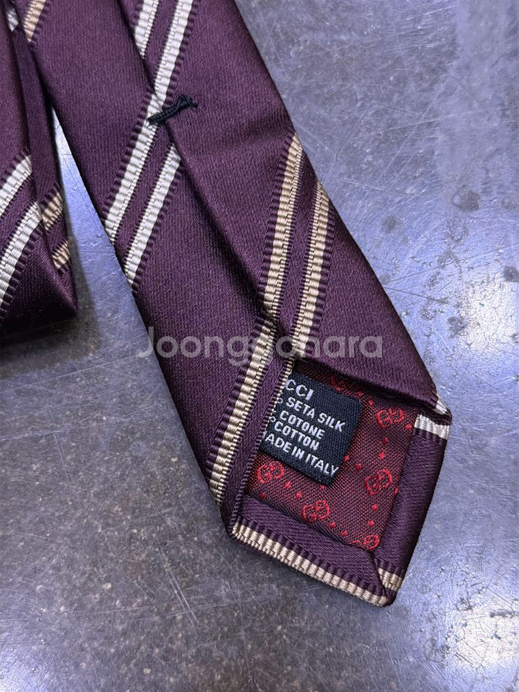 구찌 클래식 스트라이프 넥타이--4