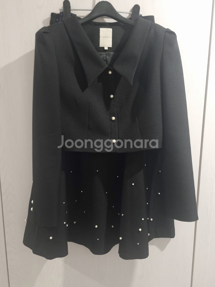 그레이스유 머큐리 재킷 스커트 셋업 m사이즈--5